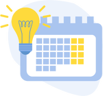 Calendar With Lightbulb | EverArk